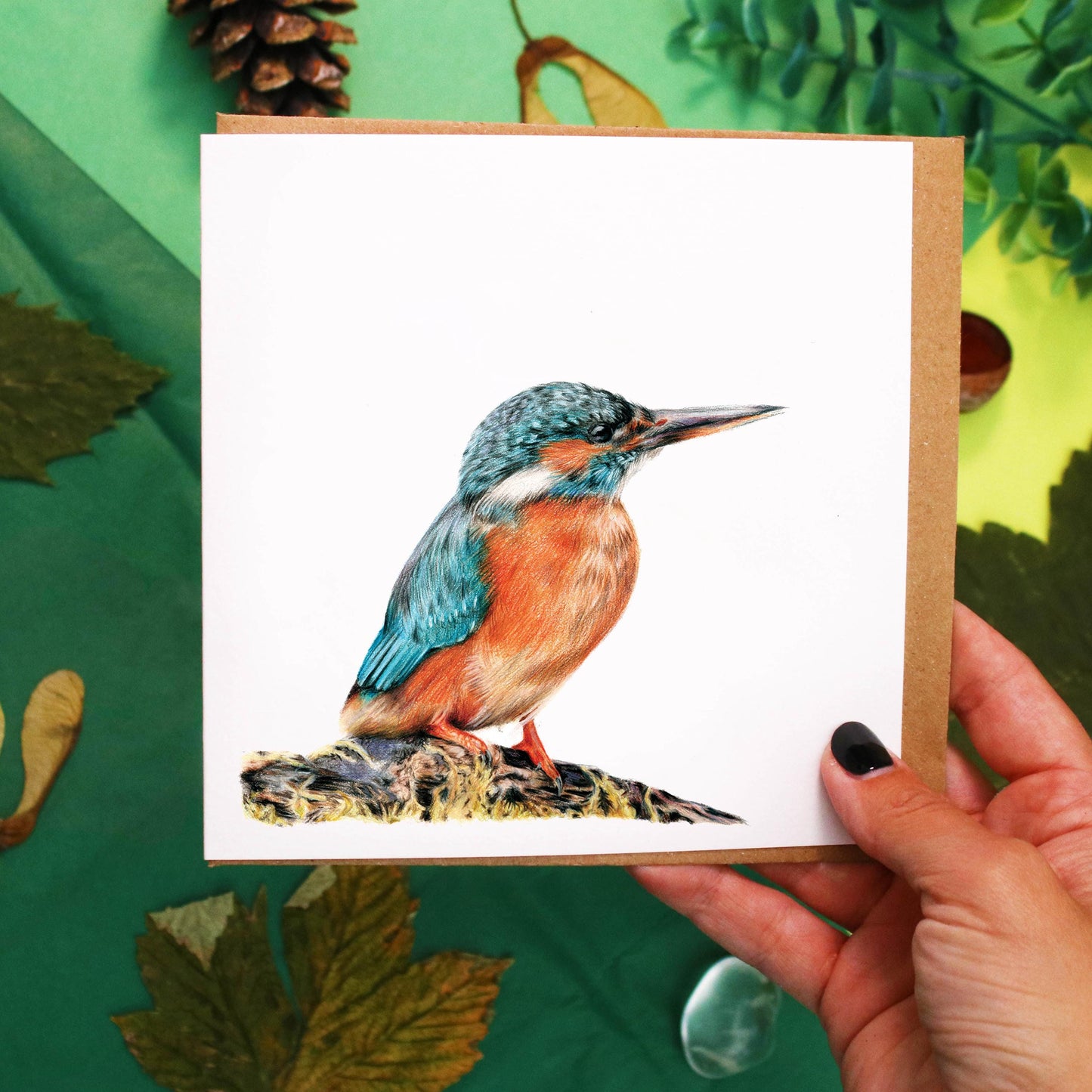 Kingfisher Card