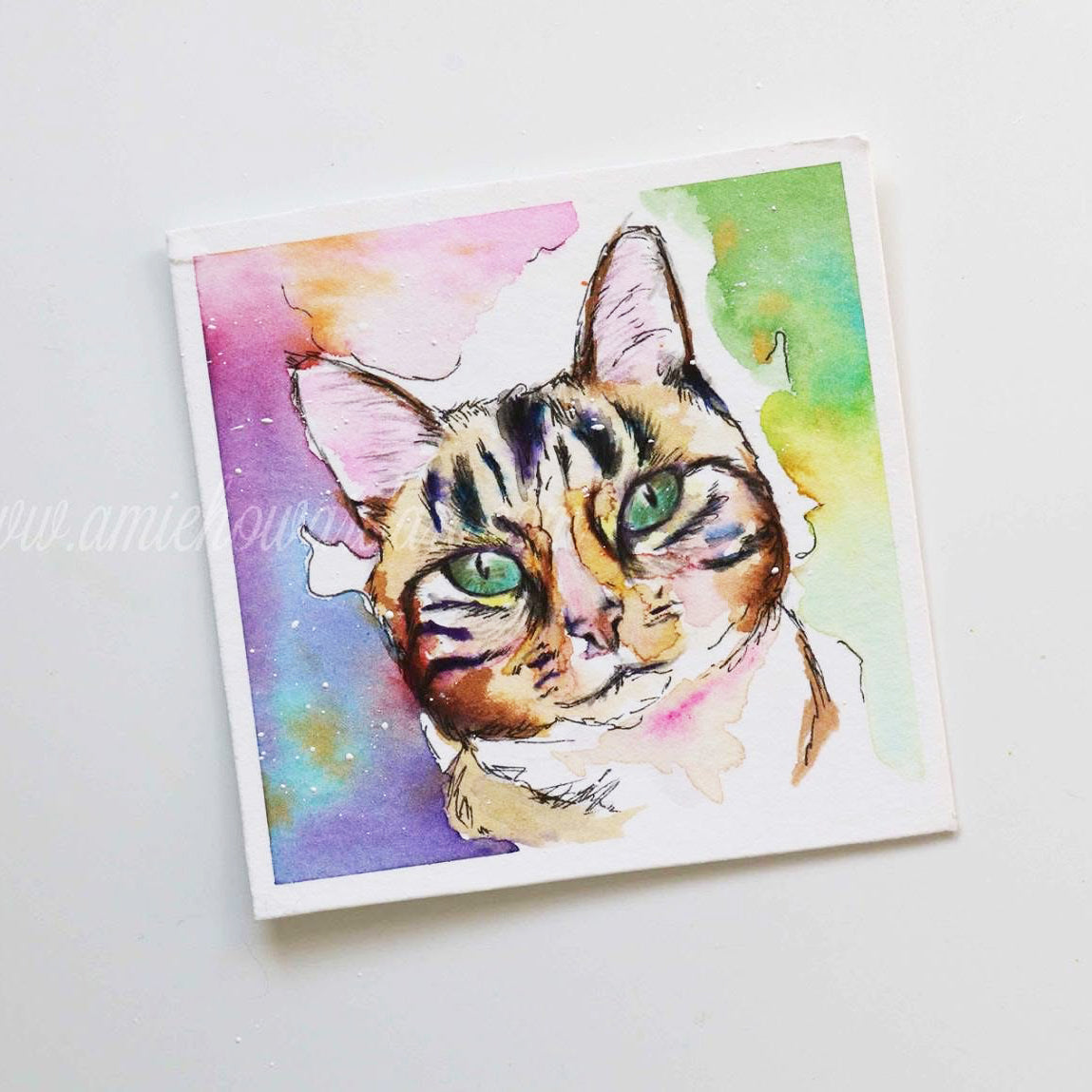 Mini Watercolour Portrait