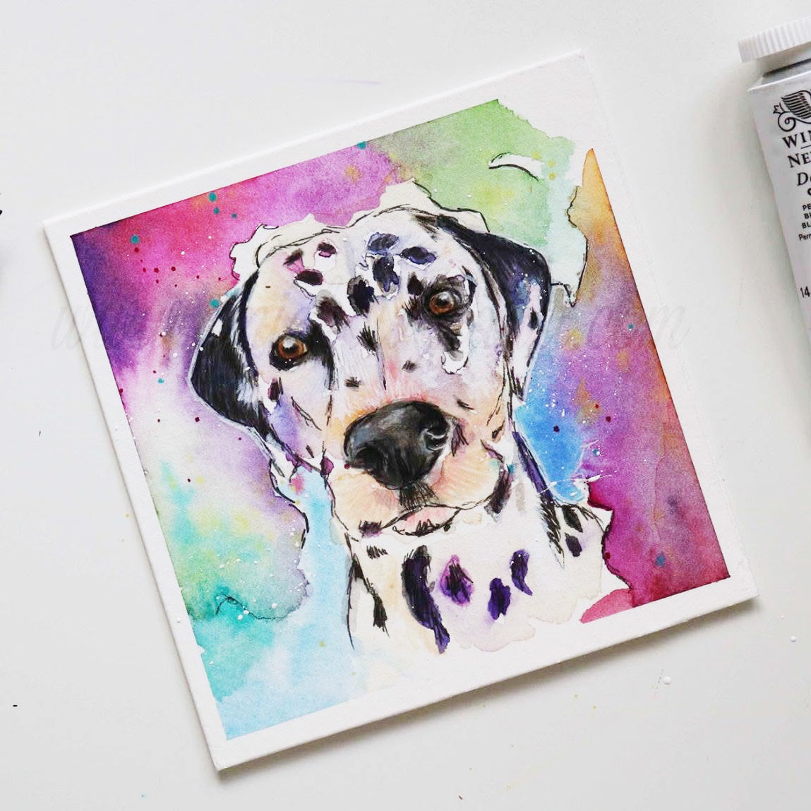 Mini Watercolour Portrait