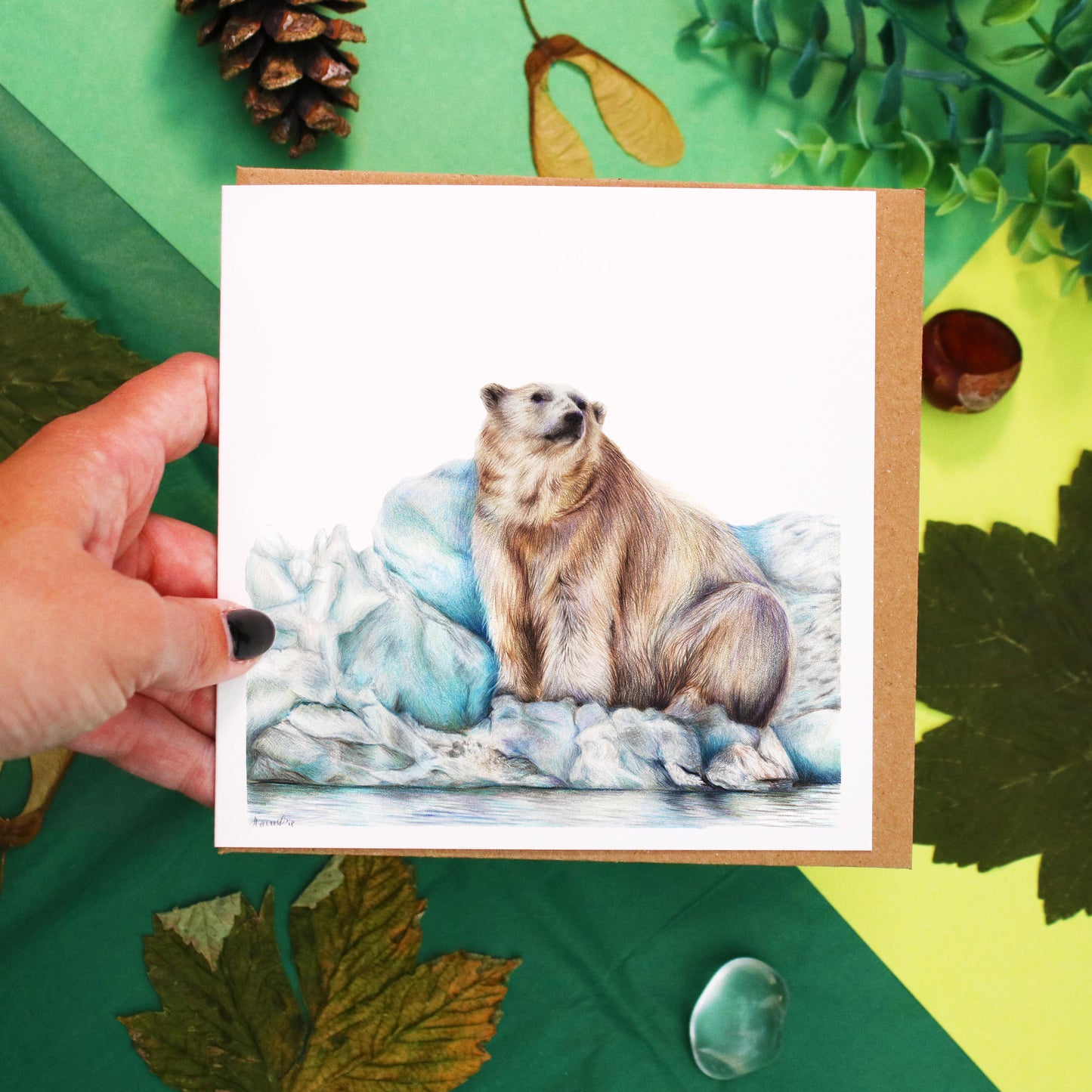 Polar Bear Card